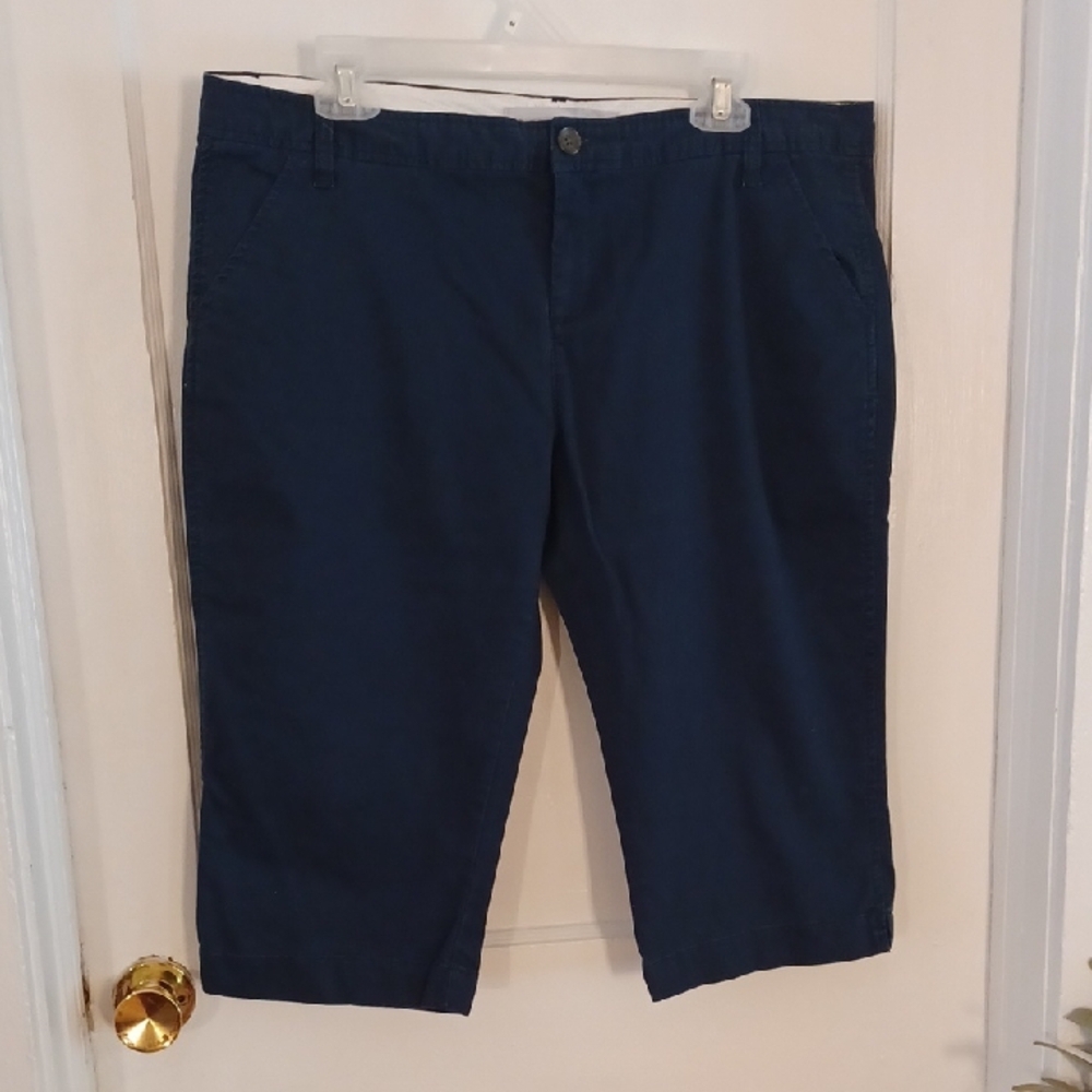 Old Navy Capris Women's Size 14 Low Rise Blue